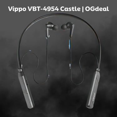 Vippo VBT-4954 Castle Bluetooth 5.3 Wireless Neckband with Type-C Fast Charging | OGdeal